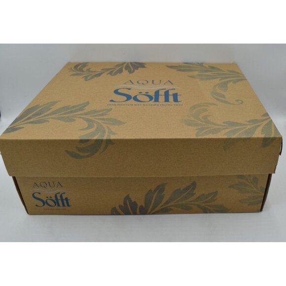 Sofft Womens Size 11 Jenine Bourbon Leather Zip Block Heel Ankle Boots Shoes - Picture 14 of 15